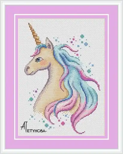 Baby Unicorn Cross Stitch Pattern Certified