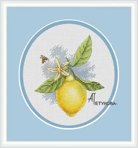 Special Offer A Lemon Cross Stitch Pattern