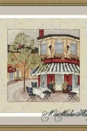 Reduced Price Summer Cafe 2 Cross Stitch Pattern
