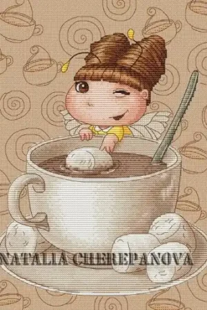 Coffee Beetle Cross Stitch Pattern Order Now
