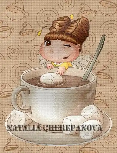 Coffee Beetle Cross Stitch Pattern Order Now
