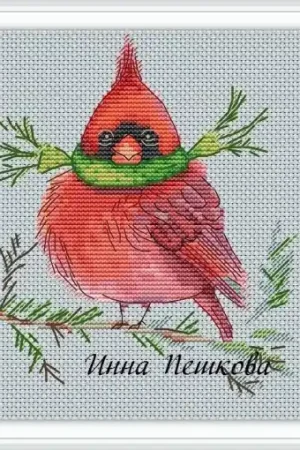 Premium Cardinal Cross Stitch Pattern
