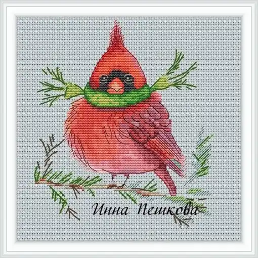 Premium Cardinal Cross Stitch Pattern