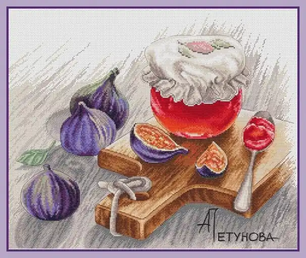 Figgy Jam Cross Stitch Pattern Luxury