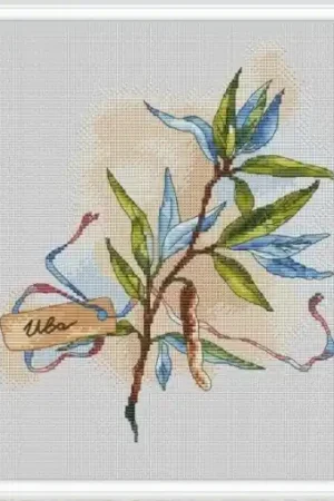 Willow Cross Stitch Pattern Modern
