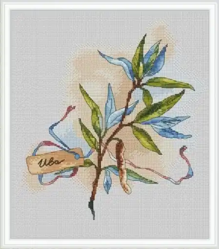 Willow Cross Stitch Pattern Modern