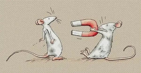 Animal Magnetism Cross Stitch Pattern Flash Sale