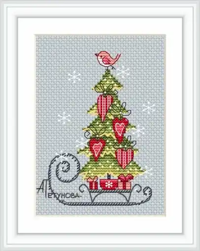 Best Seller Little Christmas Tree Cross Stitch Pattern