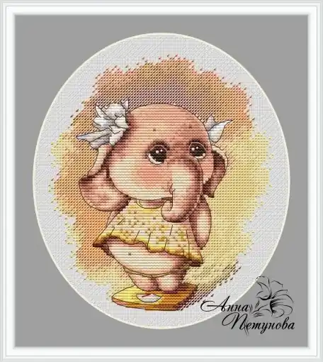 Markdown Thumbelina Cross Stitch Pattern