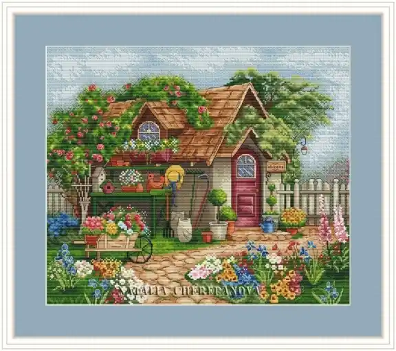Discount Summer Residence Cross Stitch Pattern