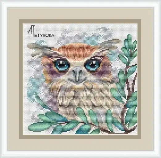 Big Eyed Owl Cross Stitch Pattern Get Yours
