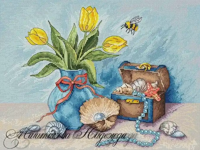Hassle-Free Returns Memories of the Sea Cross Stitch Pattern