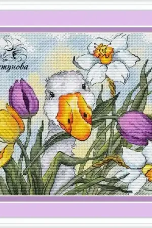 Spring is Here Cross Stitch Pattern Wholesale