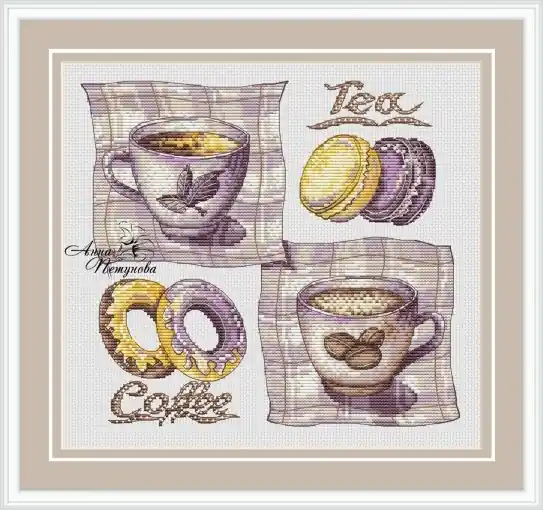 Good Morning Cross Stitch Pattern Markdown