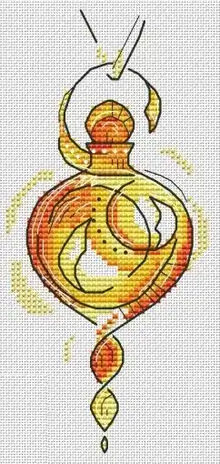 Yellow Magic Phial Cross Stitch Pattern Buy Direct