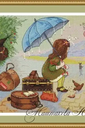 Instant Buy Polly Cat Cross Stitch Pattern