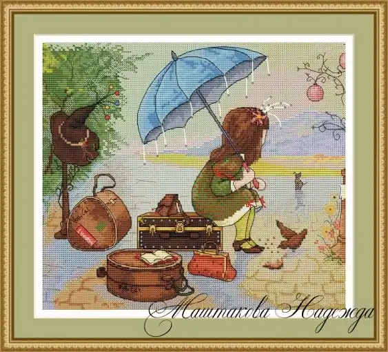 Instant Buy Polly Cat Cross Stitch Pattern