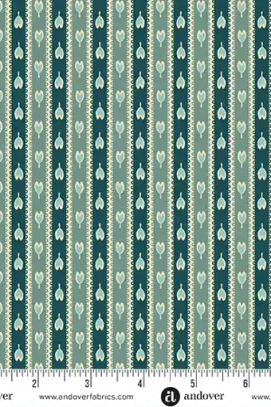 Andover – Flower Box – Teal Trailing Petals Bargain