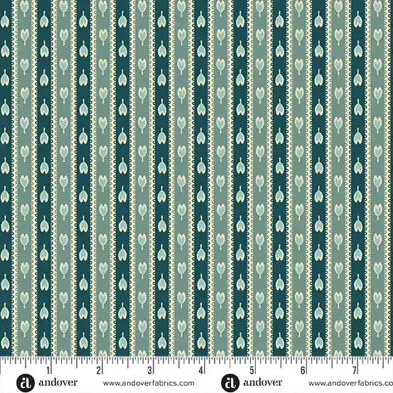 Andover – Flower Box – Teal Trailing Petals Bargain