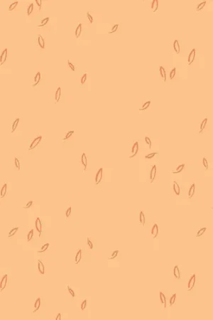 Art Gallery Fabrics Hazelwood Dancing Leaves Apricot Fan Favorite