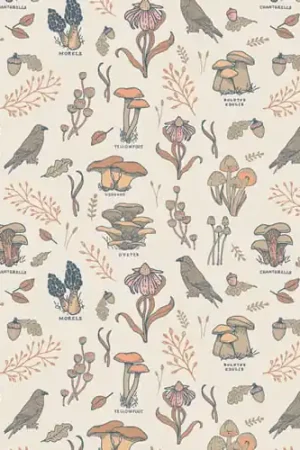 Art Gallery Fabrics Tomales Bay Mushroom Hunt Sand In Demand