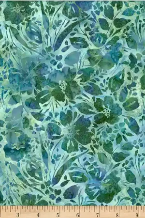 Affordable Hoffman W2606-611 Bali Batik Painted Floral – River Rock