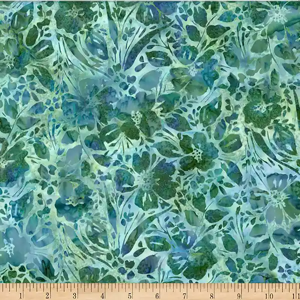 Affordable Hoffman W2606-611 Bali Batik Painted Floral – River Rock