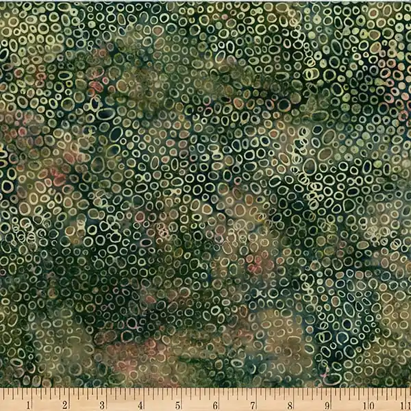 Authentic Hoffman W2612-279 Bali Batik Bubbles – Crocodile