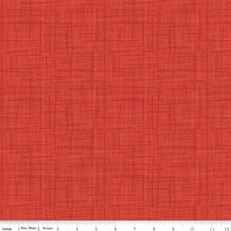 Riley Blake Basics Grasscloth Cottons C780 Vermillion In Demand