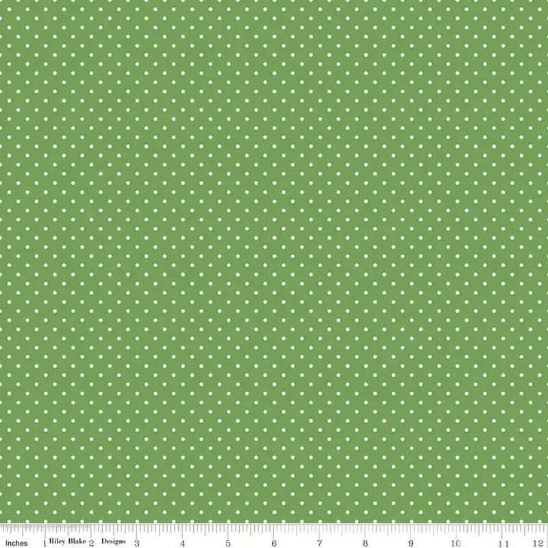 Riley Blake Basics Swiss Dot C670 Clover Factory Price