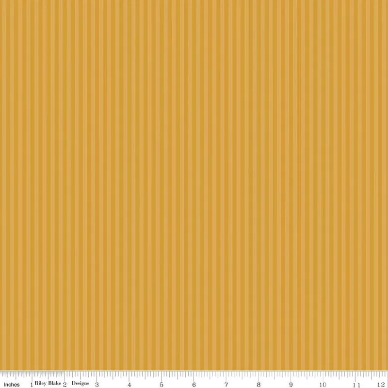 Get Yours Riley Blake Basics Tonal Stripe C500-Golden