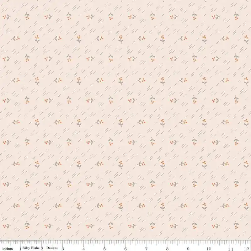 Weekend Sale Riley Blake C14652 Autumn Berries Latte