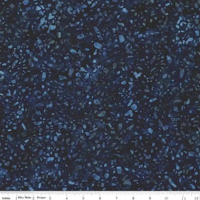 Special Offer Riley Blake Expressions Batiks Elementals Terrazzo BT21800-298 Indigo Dye