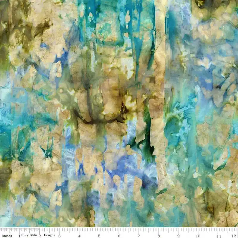 No Minimum Order Riley Blake Expressions Batiks Express Yourself! Abstract Caribbean Shale BT23075-281
