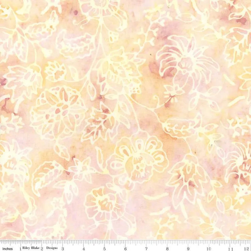 Riley Blake Expressions Batiks Victorian Garden Peach Cupcake BT23100-231 Original