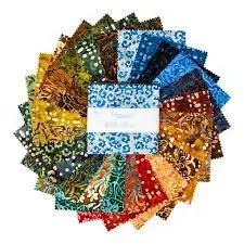 Riley Blake Expressions Batiks Warm Rain 42 Piece 10″ Stacker Trending
