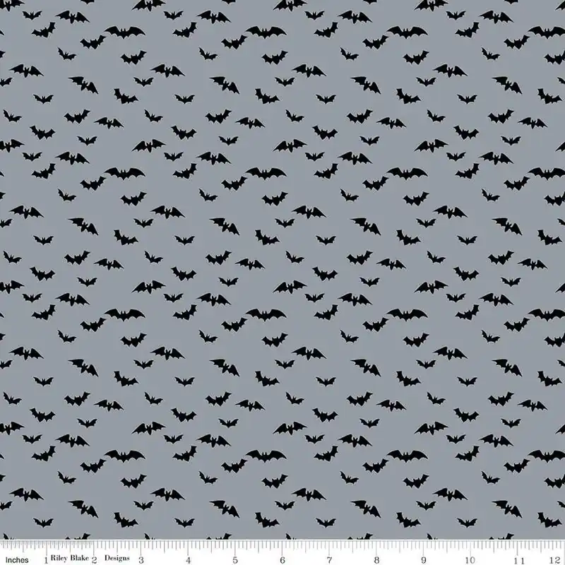 Fast Shipping Riley Blake Sophisticated Halloween C14625 Fog