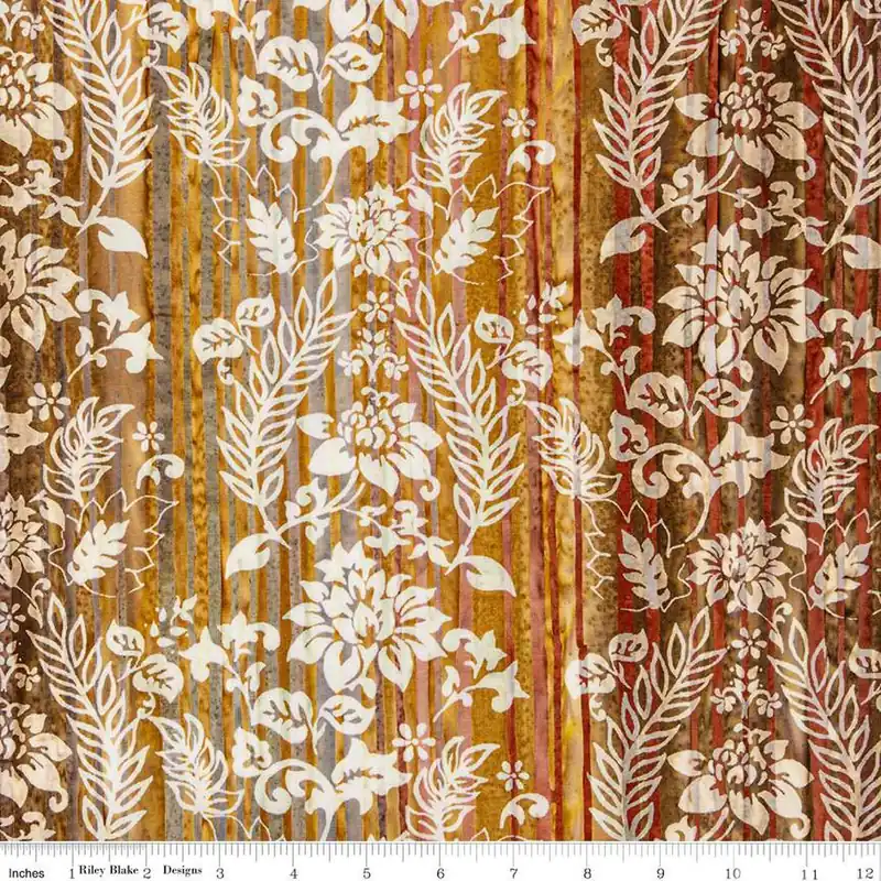 Riley Blake Expressions Batiks Express Yourself! Color Bands BT23027-147 Ginger Syrup Price Drop