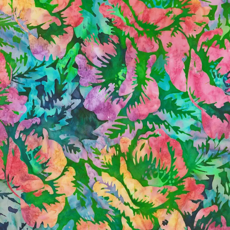 Direct From Factory Robert Kaufman – Artisan Batiks: Wild Poppies SRK-22812-473 Bouquet