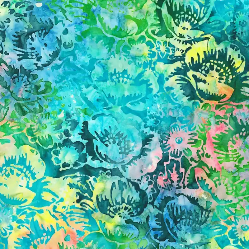Robert Kaufman – Artisan Batiks: Wild Poppies SRK-22813-193 Summer New Release
