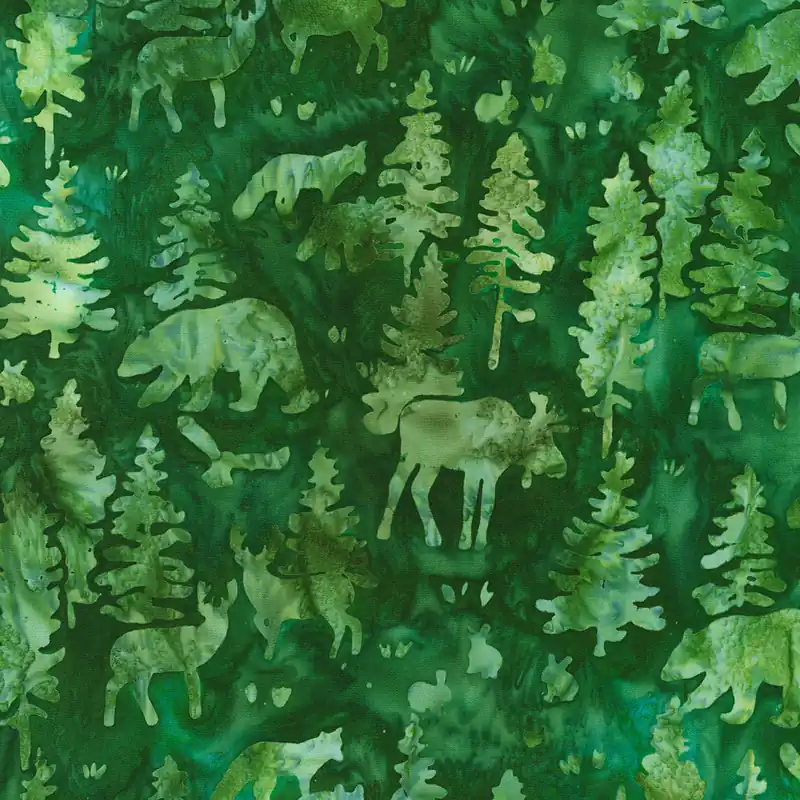 Genuine Robert Kaufman – Artisan Batiks: Woodland Wonders SRK-22936-51 Jade