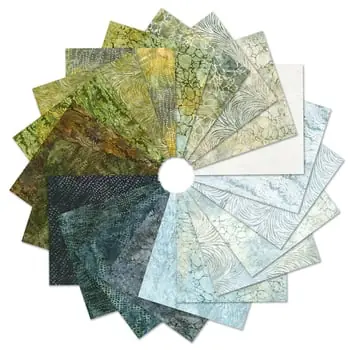 Robert Kaufman Artisan Batiks – Patterns in Nature – 2 1/2″ Strips “Roll Up” Big Sale