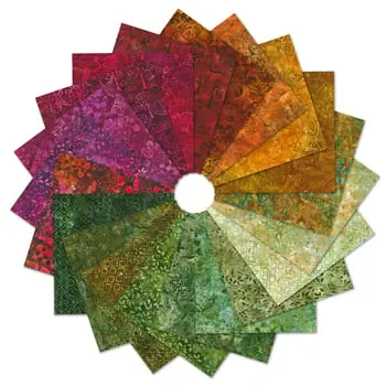 Robert Kaufman Artisan Batiks – Wine Country – Ten Square Free Delivery