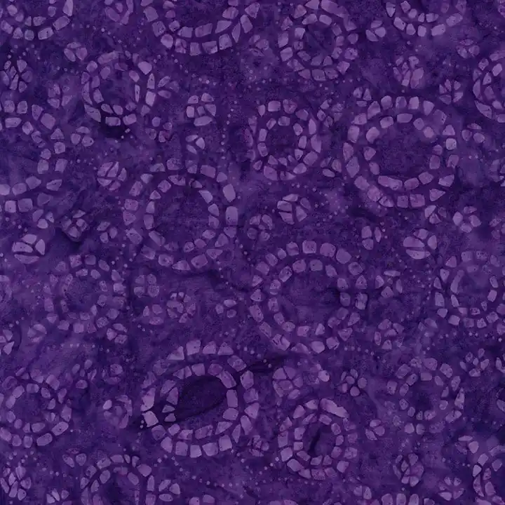 Timeless Treasures – Tonga-B2028 Amethyst Woodcut and Dots While Supplies Last
