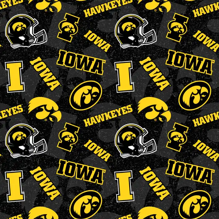 Grab Now University of Iowa Licensed Cotton 1178