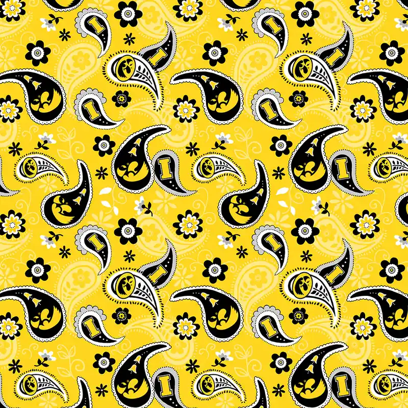 University of Iowa Licensed Cotton 1200 Instant Buy