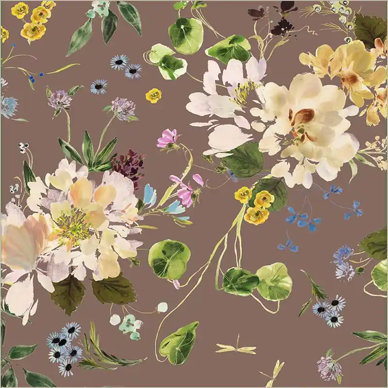 Original Windham Fabrics Bloomfield by Kelly Ventura – 54872D-3 Orchid Peony Garden
