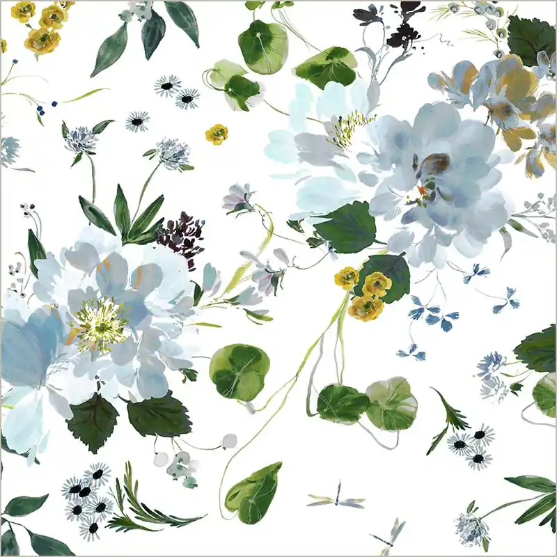 Windham Fabrics Bloomfield by Kelly Ventura – 54872D-4 White Peony Garden Top Rated