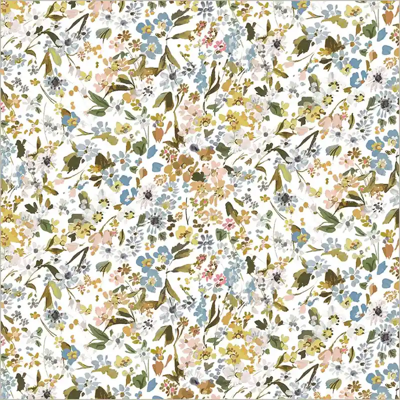 Cheap Windham Fabrics Bloomfield by Kelly Ventura – 54875D-4 White Perennials