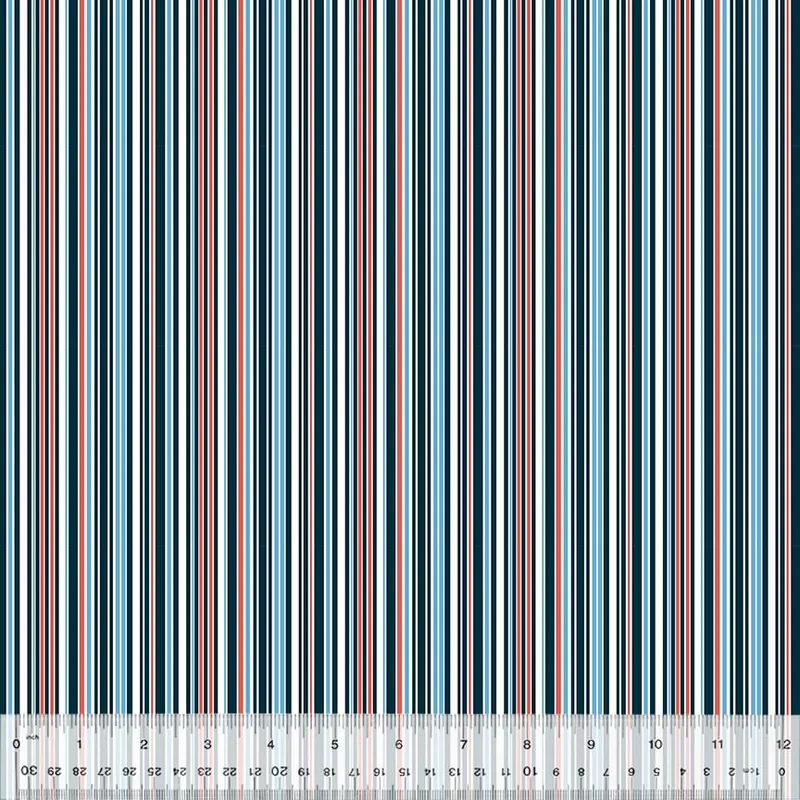Best Seller Windham Fabrics Pretty Things by Denyse Schmidt – Max (Stripe) 54472-4 Deep